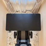 electric adjustable height desk and chair.3